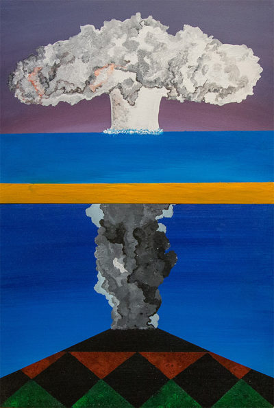 Bertrand Grave. Pintura. Serie Consume. Acción reacción. 2016.