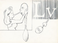 Bertrand Grave. Dibujo. Boli Bic. Serie Black Metal. La llave del mal. 2016.