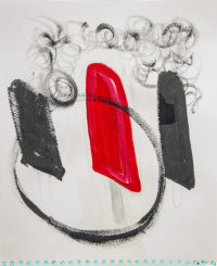 Bertrand Grave. Pintura. Serie Black Metal. Los Polos. 2017.