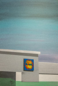 Bertrand Grave. Pintura. Serie Consume. Come. 2016.