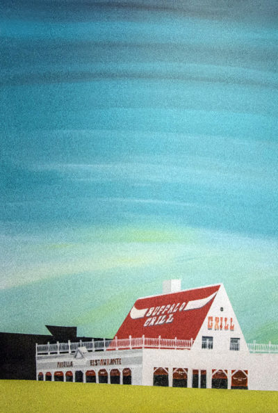 Bertrand Grave. Pintura. Serie Consume. Come 00. 2016.