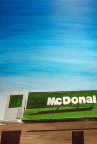 Bertrand Grave. Pintura. Serie Consume. Come 01. 2016.