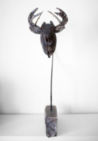 Bertrand Grave. Escultura. Metal. Black Metal 2014.
