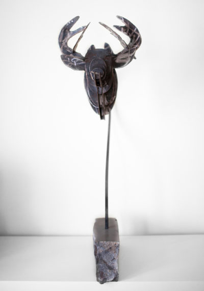 Bertrand Grave. Escultura. Metal. Black Metal 2014.