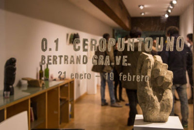 Bertrand Grave. Exposición 0.1 “CEROPUNTOUNO”. Galería Finestra Estudio. 2017.
